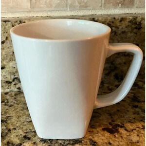 Crate & Barrel White Coffee Mug